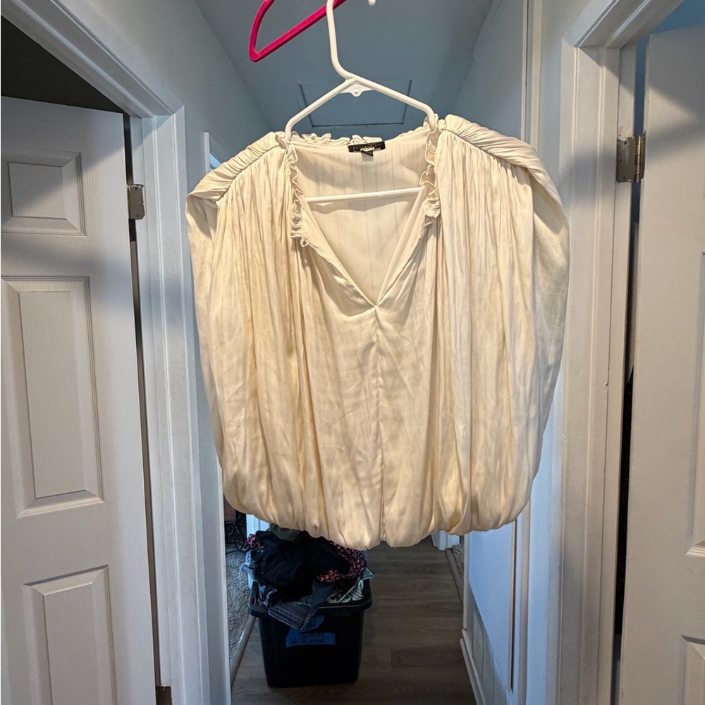 Current Air Cream Women's Blouse